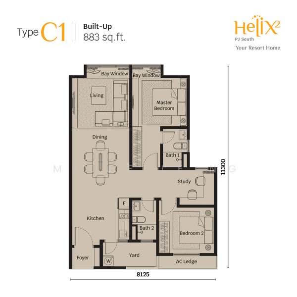 Servis Apartment untuk Disewa di Helix2 @ PJ South - Michelle Ng - PropertyGuru.com.my