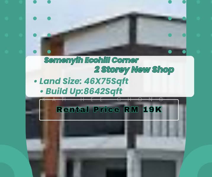 Shop for Rent in Kajang (Selangor) - Kah Hee Chong - PropertyGuru.com.my