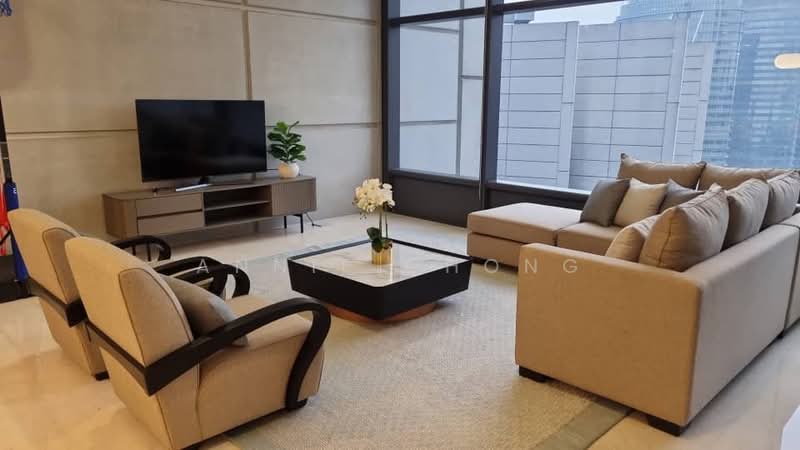 Kondominium untuk Disewa di Condominium @ The Troika - Annie Chong - Living Room - PropertyGuru.com.my