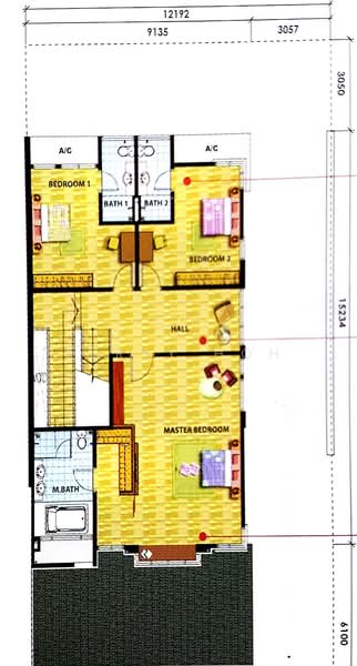 Rumah Banglo untuk Dijual di Kota Kemuning (Shah Alam) - Terry Hoh - Bedroom - PropertyGuru.com.my