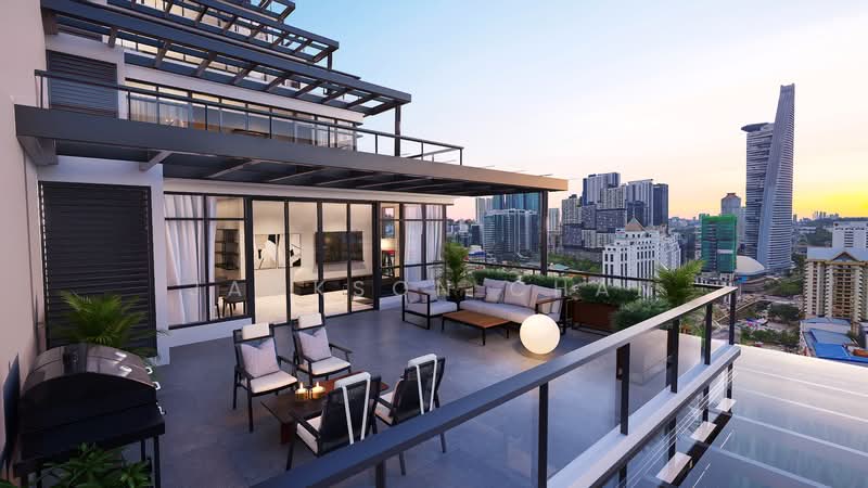 Servis Apartment untuk Dijual di Khaya Residences - Jackson Chan - Balcony - PropertyGuru.com.my