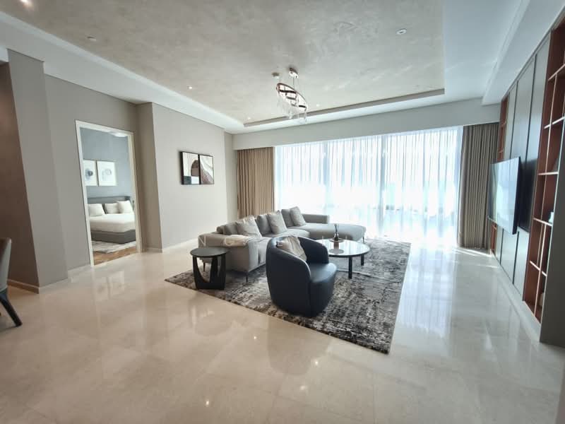 Service Residence for Rent at Southpoint Residences - Angel Lim - Living Room - PropertyGuru.com.my