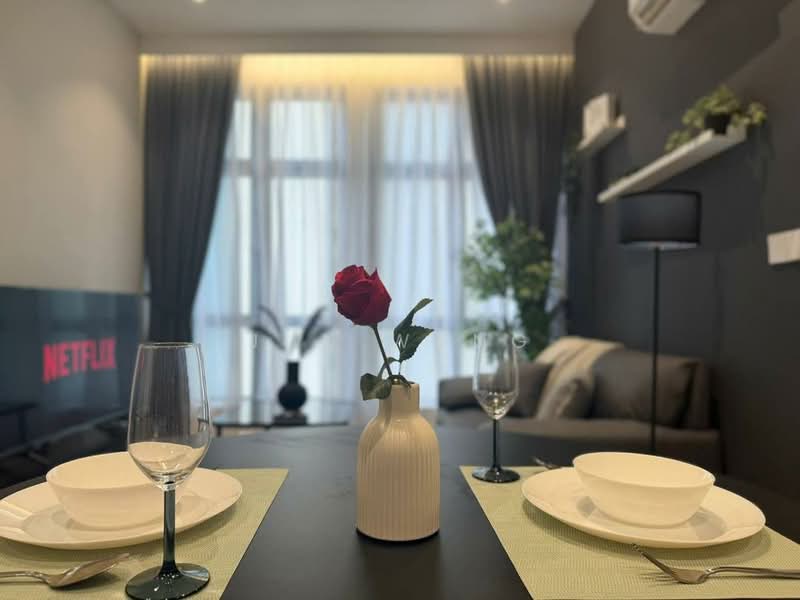 Servis Apartment untuk Dijual di Space Residency - Jun Wang - Living Room - PropertyGuru.com.my
