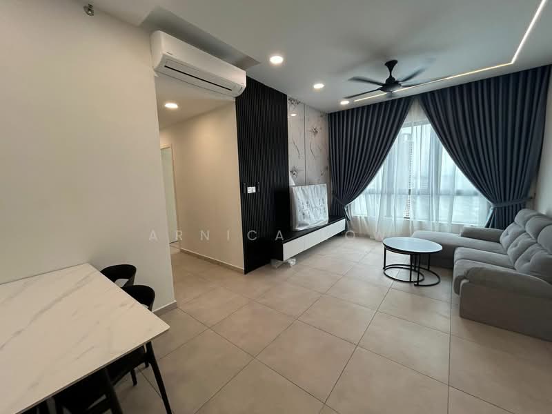 Servis Apartment untuk Disewa di Meta City - Arnica Low - Living Room - PropertyGuru.com.my