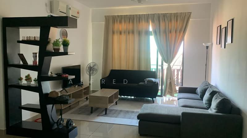 Servis Apartment untuk Disewa di D'Secret Garden (Pangsapuri Kempas Indah) - Alfred Yap - Living Room - PropertyGuru.com.my