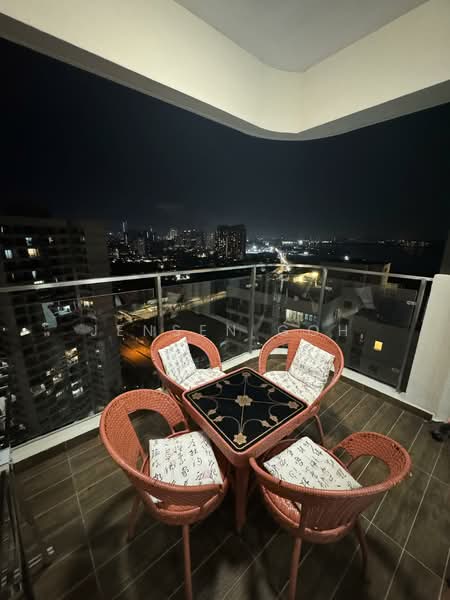 Condominium for Rent at Kings Bay @ Country Garden Danga Bay - Jensen Goh - Balcony - PropertyGuru.com.my