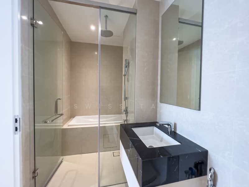 Service Residence for Rent at Pavilion Ceylon Hill - Swiss Tan - Bathroom - PropertyGuru.com.my
