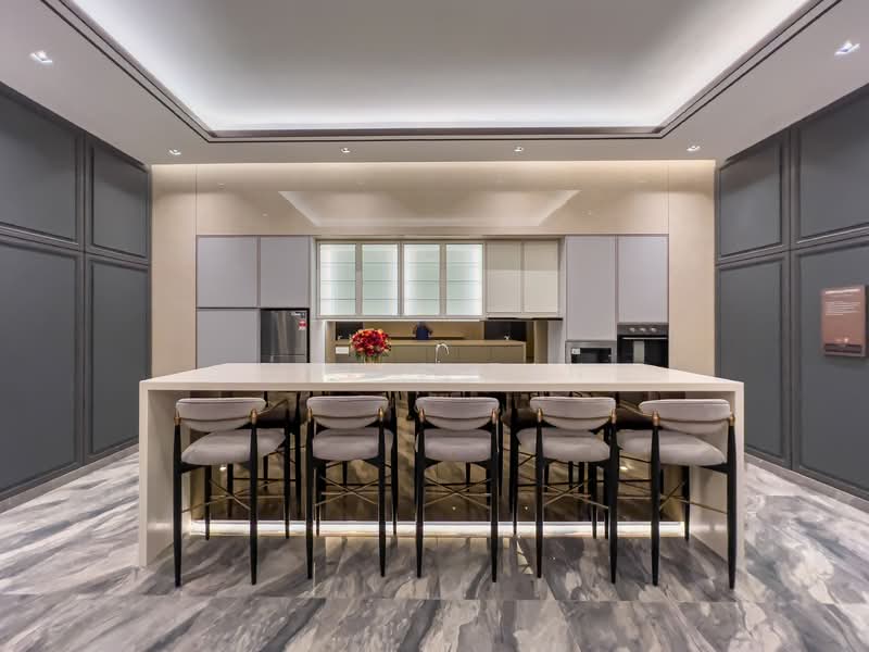 Service Residence for Rent at Pavilion Ceylon Hill - Swiss Tan - Kitchen - PropertyGuru.com.my