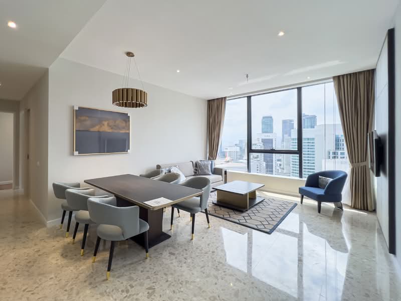 Service Residence for Sale at Pavilion Ceylon Hill - Swiss Tan - Living Room - PropertyGuru.com.my