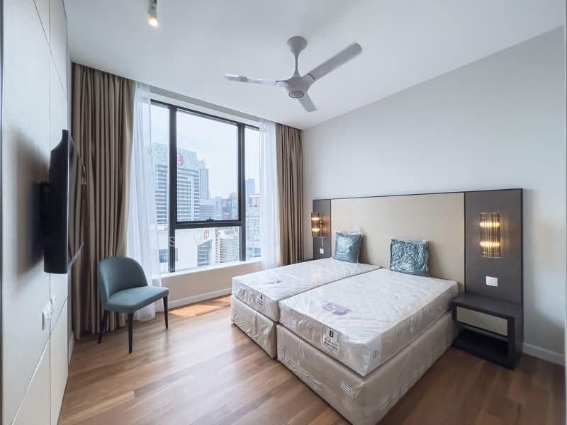 Service Residence for Sale at Pavilion Ceylon Hill - Swiss Tan - Bedroom - PropertyGuru.com.my