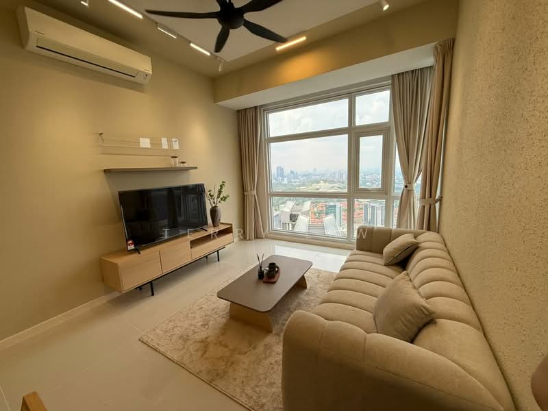 Servis Apartment untuk Disewa di Met 1 Residences - Terry Law - Living Room - PropertyGuru.com.my