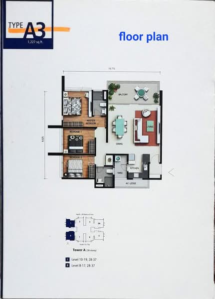 Kondominium untuk Dijual di Lakeville Residence - Nic Low - Master Bedroom - PropertyGuru.com.my