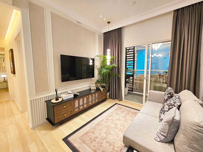 Servis Apartment untuk Dijual di Tuan Straits Residency - Dino Siow - Living Room - PropertyGuru.com.my