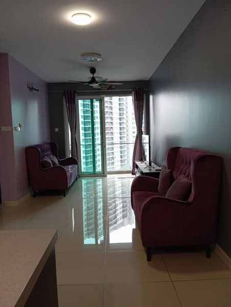 Service Residence for Rent at Sentul Point - Eva Yap - Living Room - PropertyGuru.com.my