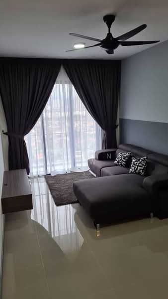 Servis Apartment untuk Disewa di United Point (Residensi Berpadu) - Vivian Tew - Living Room - PropertyGuru.com.my