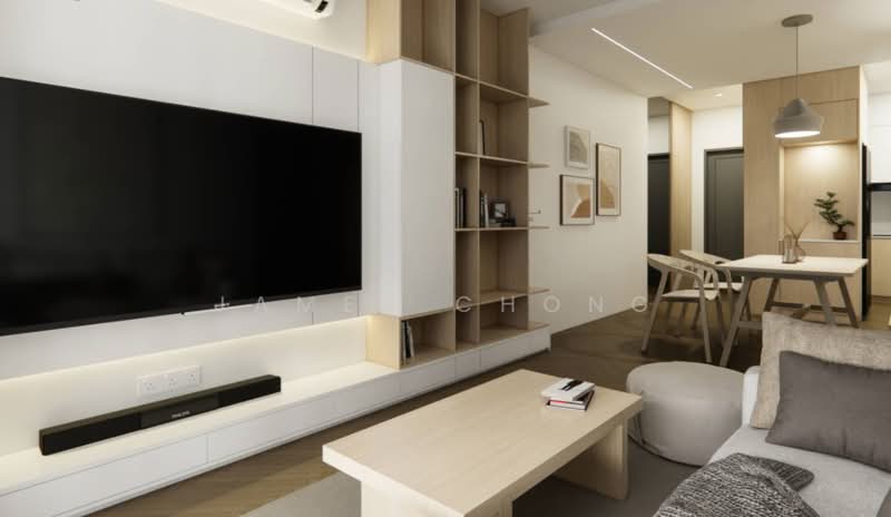 Service Residence for Sale at Arena Residences - James Chong - Living Room - PropertyGuru.com.my