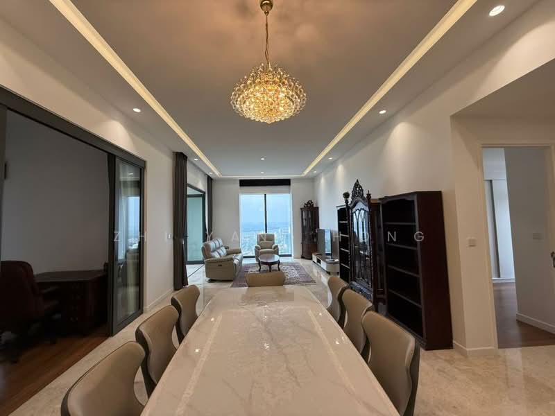 Servis Apartment untuk Disewa di The Astaka @ 1 Bukit Senyum - Zhi Yang Hong - Living Room - PropertyGuru.com.my