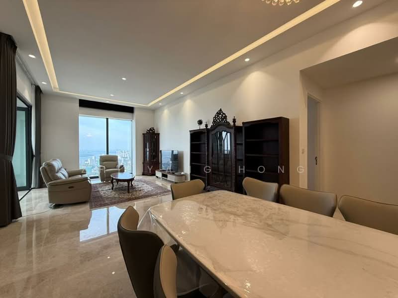Servis Apartment untuk Disewa di The Astaka @ 1 Bukit Senyum - Zhi Yang Hong - Living Room - PropertyGuru.com.my