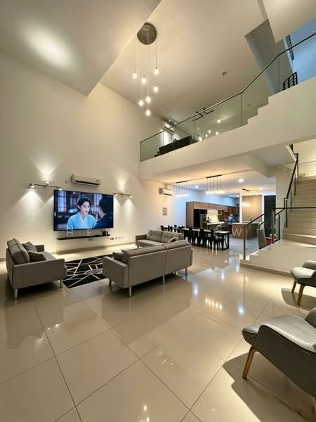 Rumah Teres 3 Tingkat untuk Dijual di Bandar Nusaputra (Puchong) - Henry Liew - Living Room - PropertyGuru.com.my