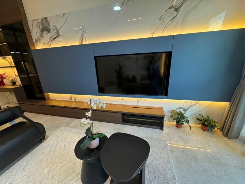 Service Residence for Rent at TRX Residences - Jasminn Tan - Living Room - PropertyGuru.com.my