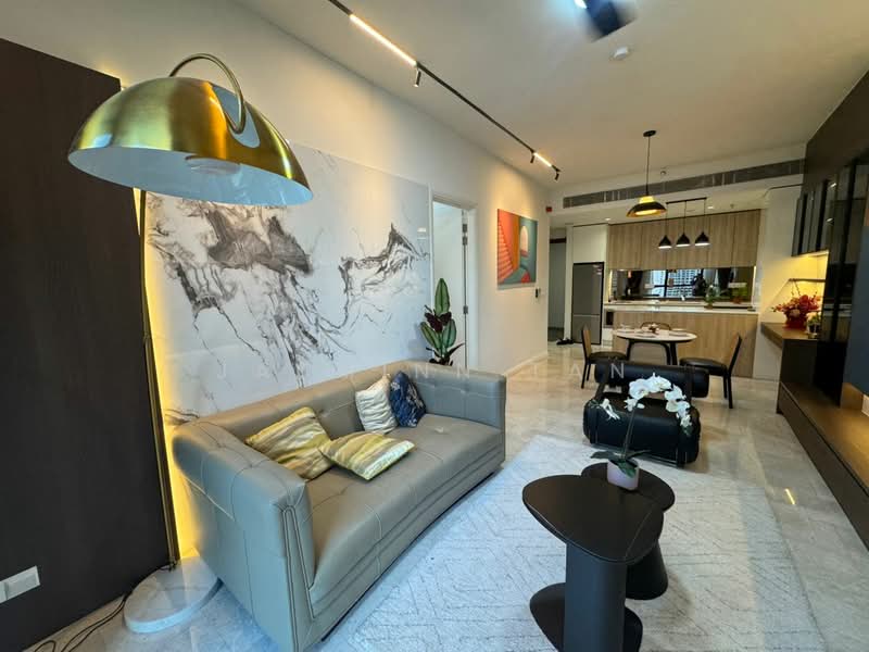 Service Residence for Rent at TRX Residences - Jasminn Tan - Living Room - PropertyGuru.com.my