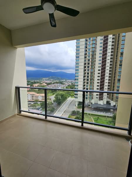 Service Residence for Sale at Elemen Utara KK - Vui Onn Liaw - Balcony - PropertyGuru.com.my