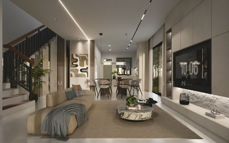 Rumah Teres 2 Tingkat untuk Dijual di Semenyih (Selangor) - Jamalatin Mesen - Living Room - PropertyGuru.com.my