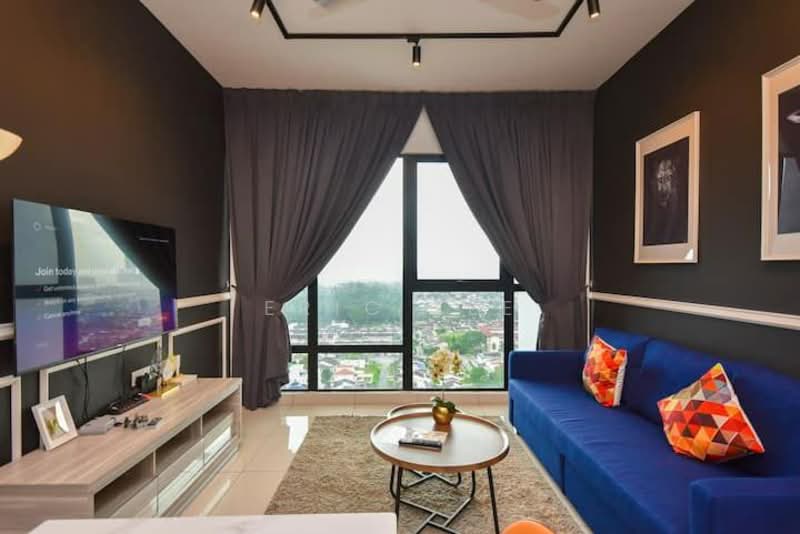 Service Residence for Sale at Southkey Mosaic - Eric Lee - Living Room - PropertyGuru.com.my