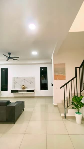 2-storey Terraced House for Rent in Bandar Cassia (Batu Kawan) - Zhen Hong - Living Room - PropertyGuru.com.my