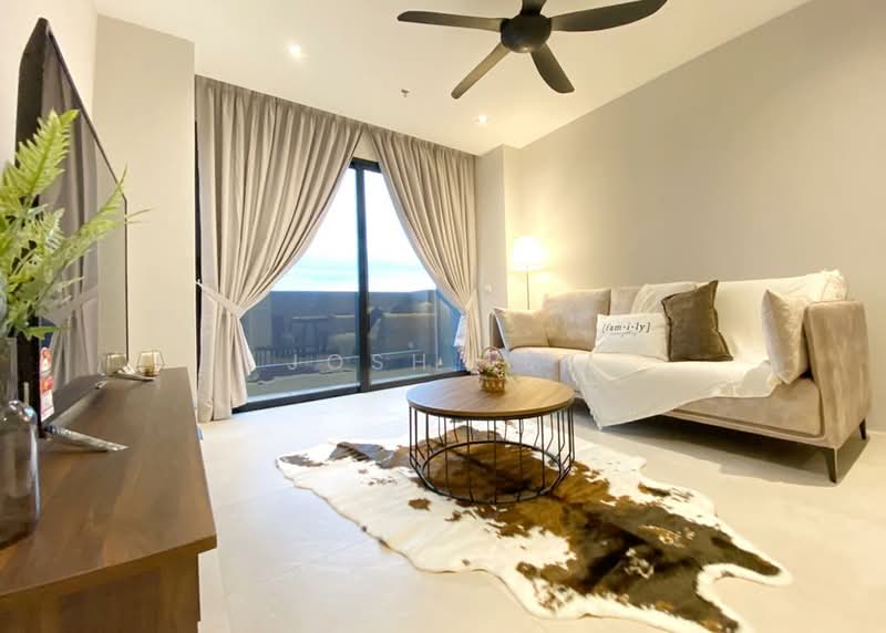 Kediaman Servis untuk Dijual di Lumi Tropicana Serviced Residence - Josh Lee - Living Room - PropertyGuru.com.my