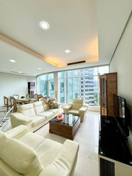 Service Residence for Rent at Quadro Residences - Kam Tong - Living Room - PropertyGuru.com.my