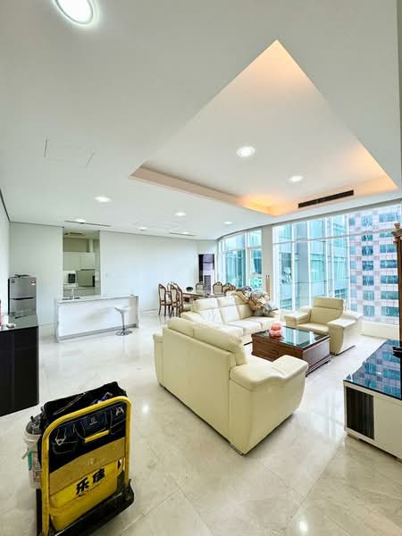 Service Residence for Rent at Quadro Residences - Kam Tong - Living Room - PropertyGuru.com.my