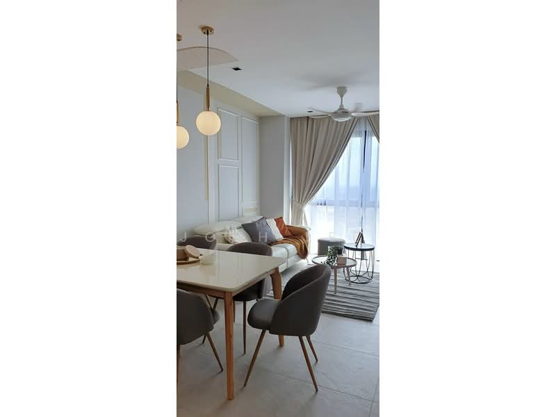 Service Residence for Sale at Lumi Tropicana - Josh Lee - Living Room - PropertyGuru.com.my