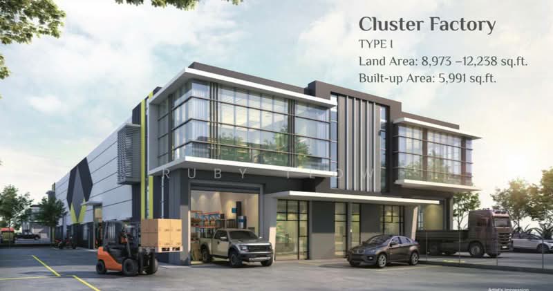 Cluster Factory for Rent in Taman Desa Cemerlang (Ulu Tiram) - Ruby Teow - Exterior - PropertyGuru.com.my