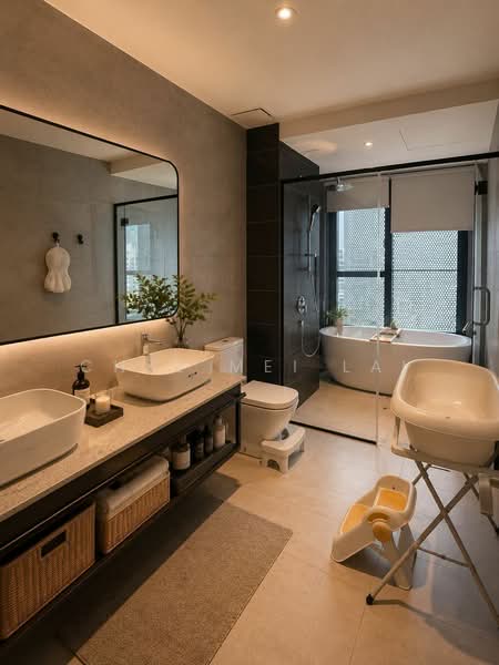 Kondominium untuk Dijual di Allevia - Chee Mei Lai - Bathroom - PropertyGuru.com.my