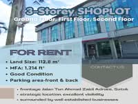 For Rent - Jalan Tun Ahmad Zaidi Adruce