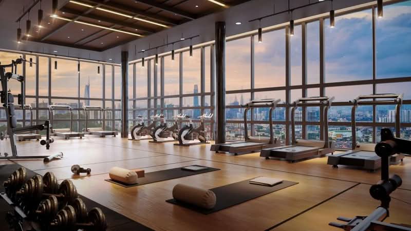 Kondominium untuk Dijual di Levia Residence, Kuala Lumpur - Justin Lim - Gym - PropertyGuru.com.my
