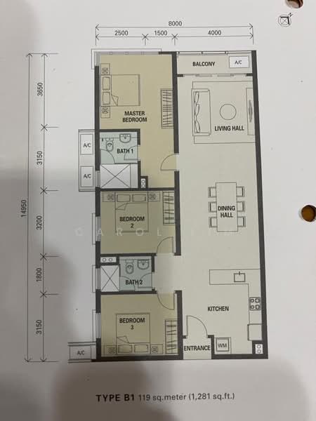 Servis Apartment untuk Dijual di Suasana Bukit Ceylon / Raja Chulan Residences - Carol Lim - Master Bedroom - PropertyGuru.com.my