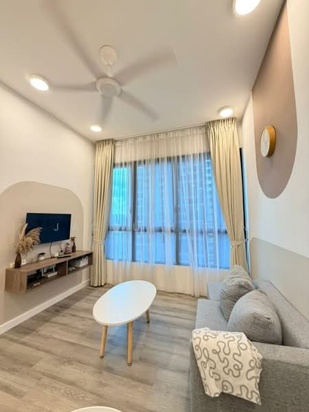 Servis Apartment untuk Disewa di Cubic Botanical - Jacquin Tan - Living Room - PropertyGuru.com.my