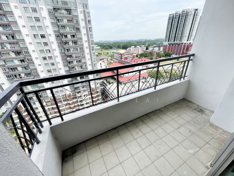 Condominium for Rent at Unipark Condominium - Eiffel Lai - Balcony - PropertyGuru.com.my