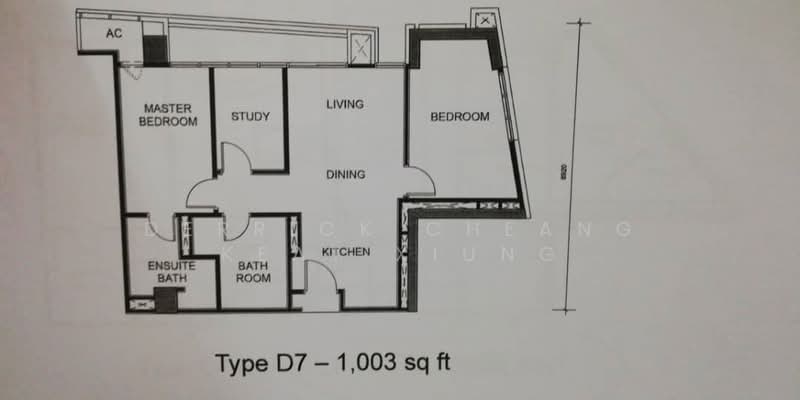 Servis Apartment untuk Disewa di TTDI Ascencia - Derrick Cheang Keat Xiung - Master Bedroom - PropertyGuru.com.my