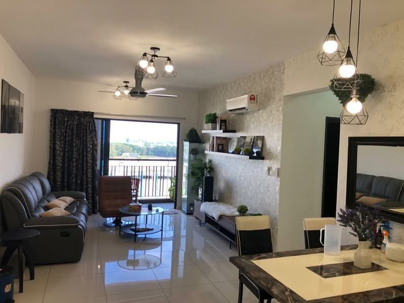 Service Residence for Rent at Tulip Residence - SAM KIAT - Living Room - PropertyGuru.com.my