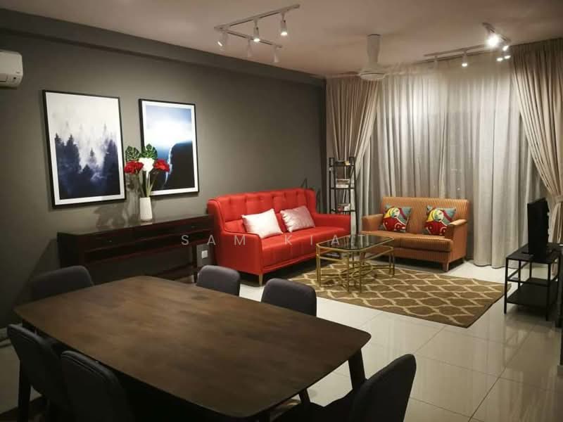 Service Residence for Rent at Tulip Residence - SAM KIAT - Living Room - PropertyGuru.com.my
