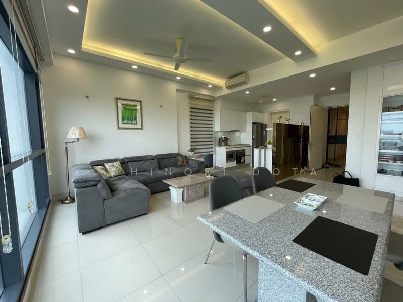 Servis Apartment untuk Dijual di Arnica @ Tropicana Gardens - Yoshinori Dota - Living Room - PropertyGuru.com.my