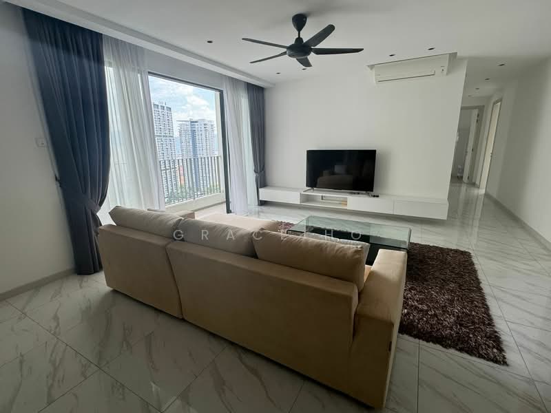 Kondominium untuk Disewa di South Brooks - Grace Ho - Living Room - PropertyGuru.com.my
