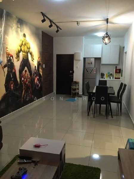 Service Residence for Sale at D'Tasek Residences (Tasek Impian) - Jason Khoo - Living Room - PropertyGuru.com.my