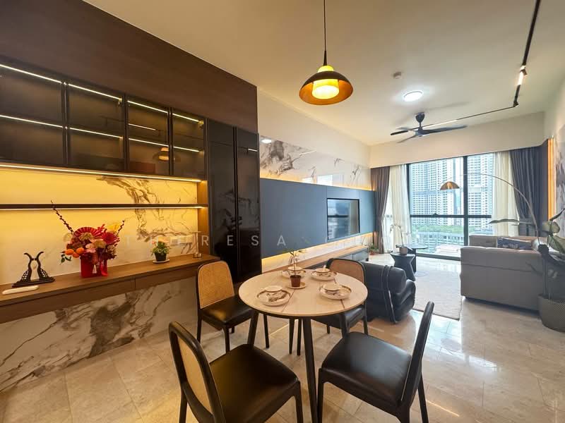 Service Residence for Rent at TRX Residences - Theresa Chow - Living Room - PropertyGuru.com.my