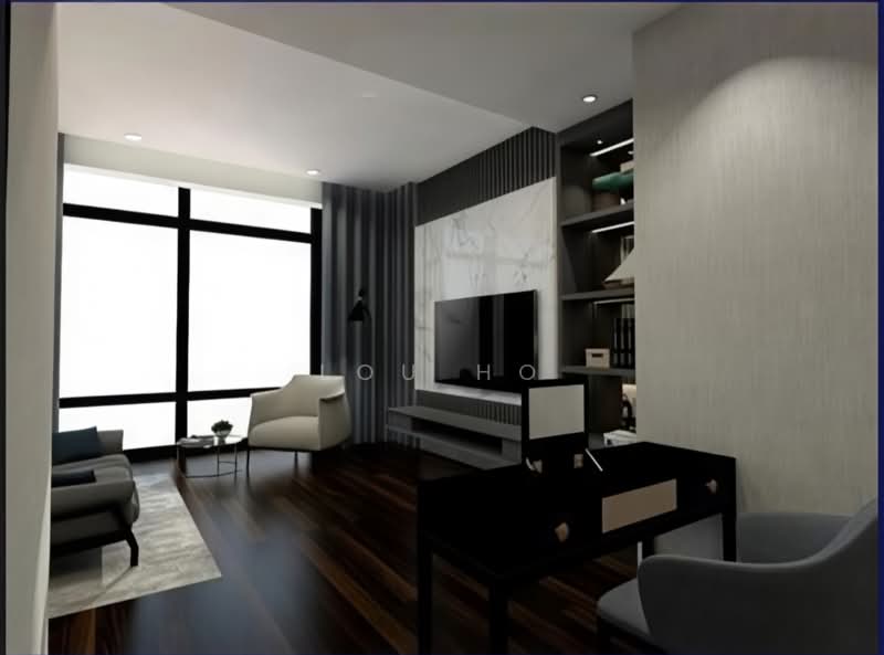 Servis Apartment untuk Disewa di Four Seasons Place - Lou Ho - Living Room - PropertyGuru.com.my