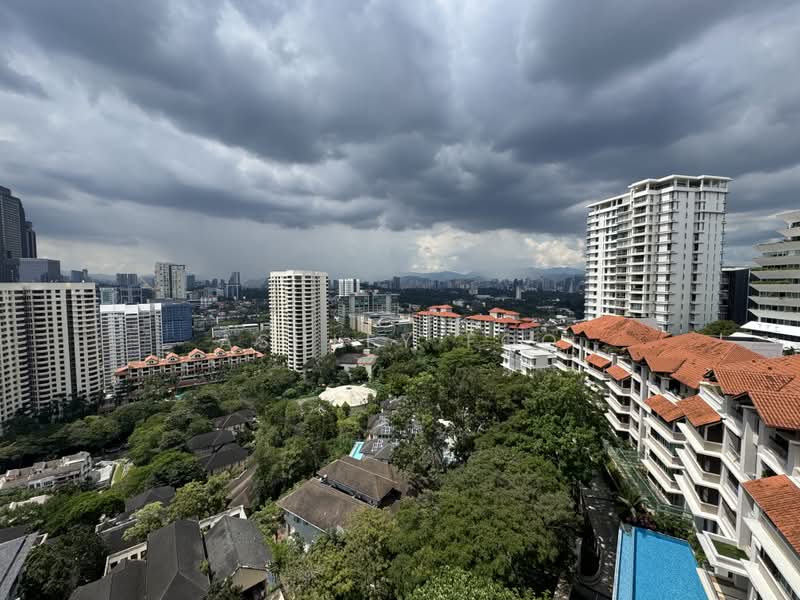 Condominium for Rent at Merak Kayangan Court - Ashley Foo - Living Area Balcony view - PropertyGuru.com.my