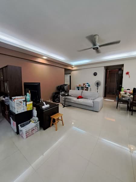 Apartment for Sale at Bukit Segambut Apartment - Nic Low - Living Room - PropertyGuru.com.my